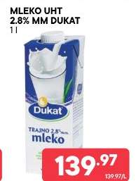 MLEKO UHT 2.8% MM DUKAT