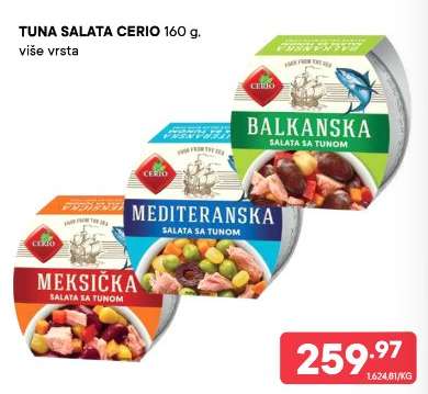 Tuna salata Cerio