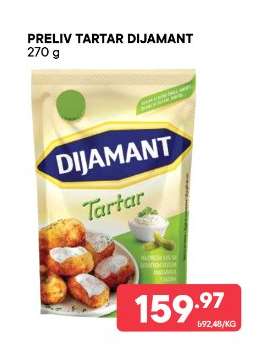 Preliv tartar Dijamant