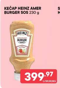 KEČAP HEINZ AMER BURGER SOS