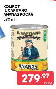 KOMPOT IL CAPITANO ANANAS KOCKA