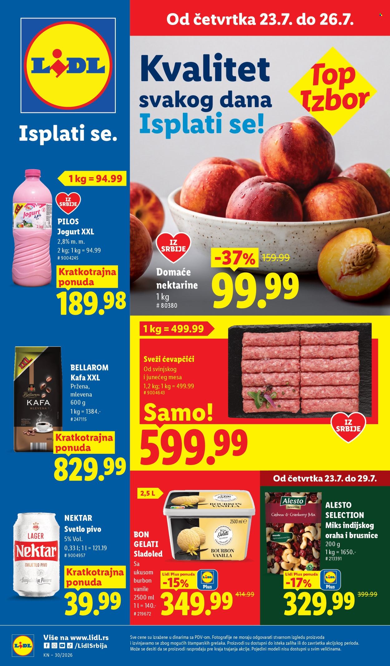 Lidl katalog  - 23.07.2026 - 29.07.2026. Stranica 1