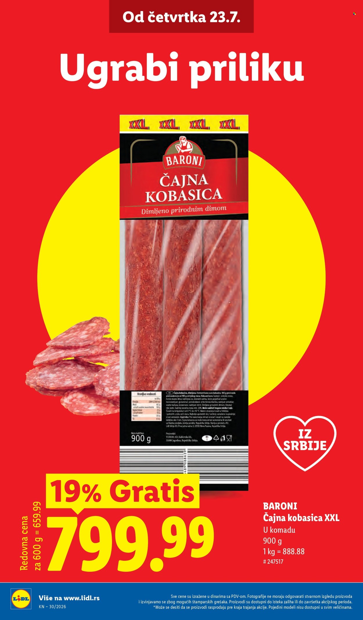 Lidl katalog  - 23.07.2026 - 29.07.2026. Stranica 4