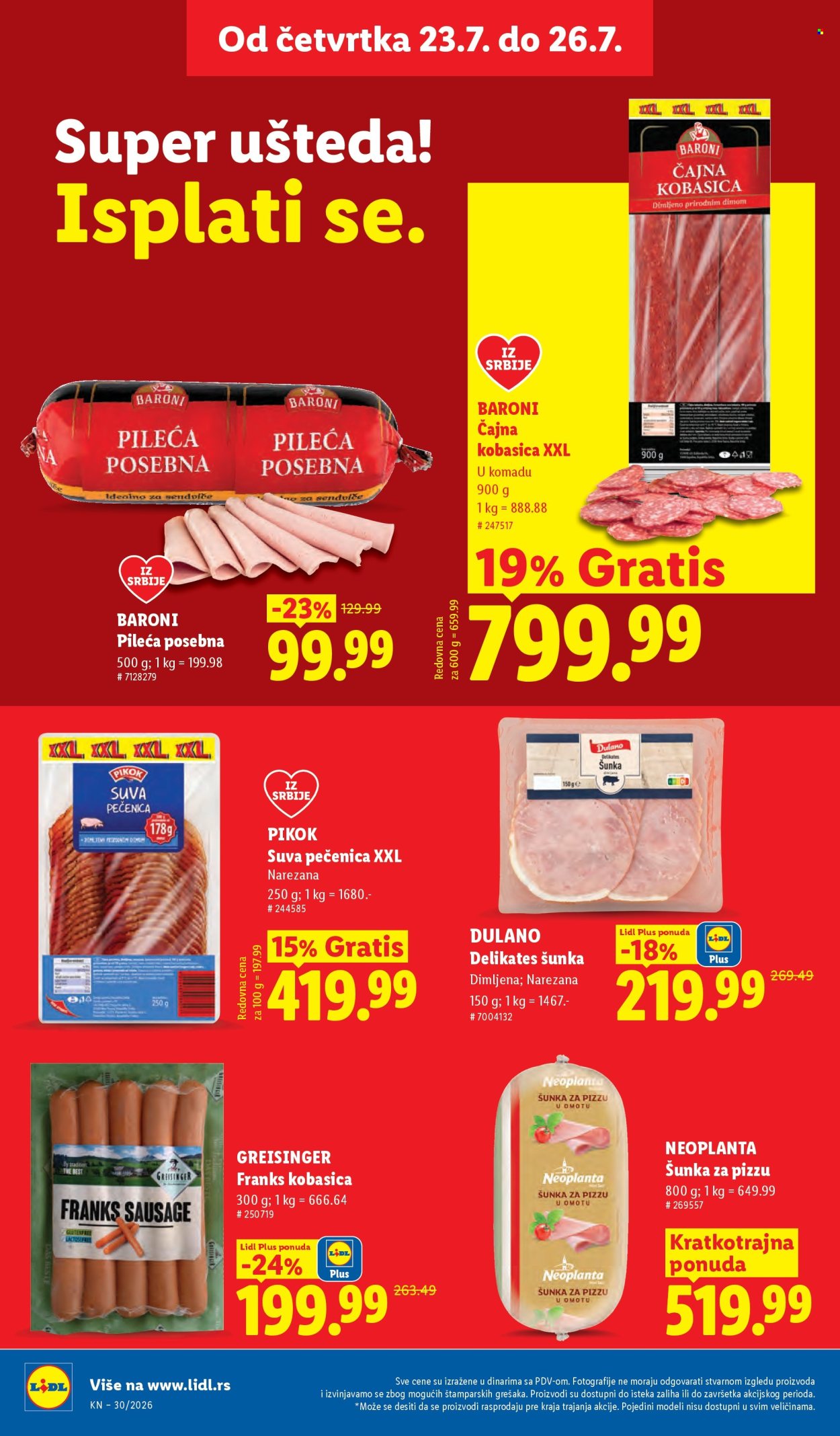 Lidl katalog  - 23.07.2026 - 29.07.2026. Stranica 24