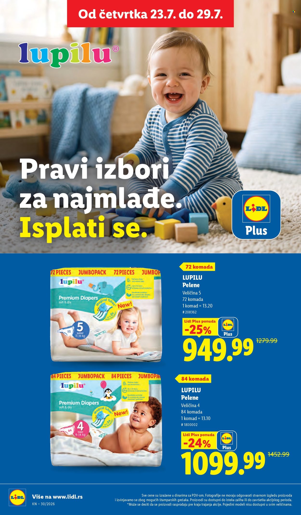 Lidl katalog  - 23.07.2026 - 29.07.2026. Stranica 72