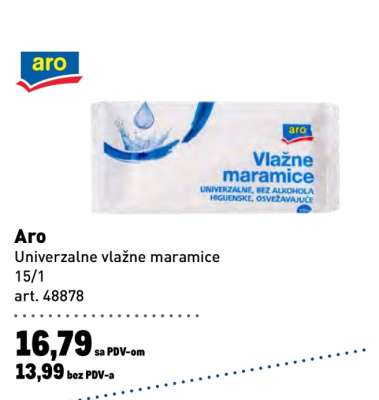 Aro Univerzalne vlažne maramice