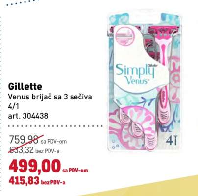 Gillette Simply Venus
