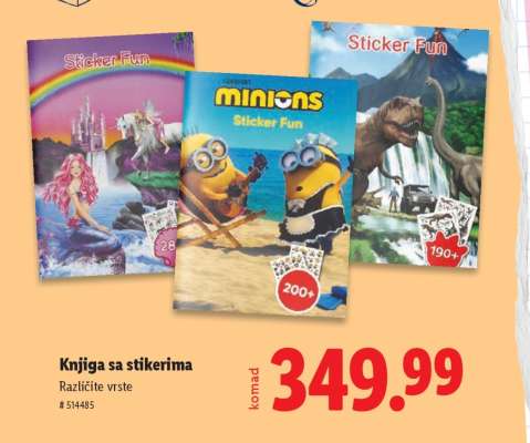 Knjiga sa stikerima