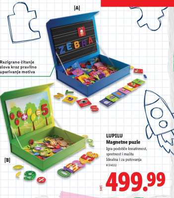 LUPILU Magnetne puzle