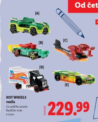 Hot Wheels vozila