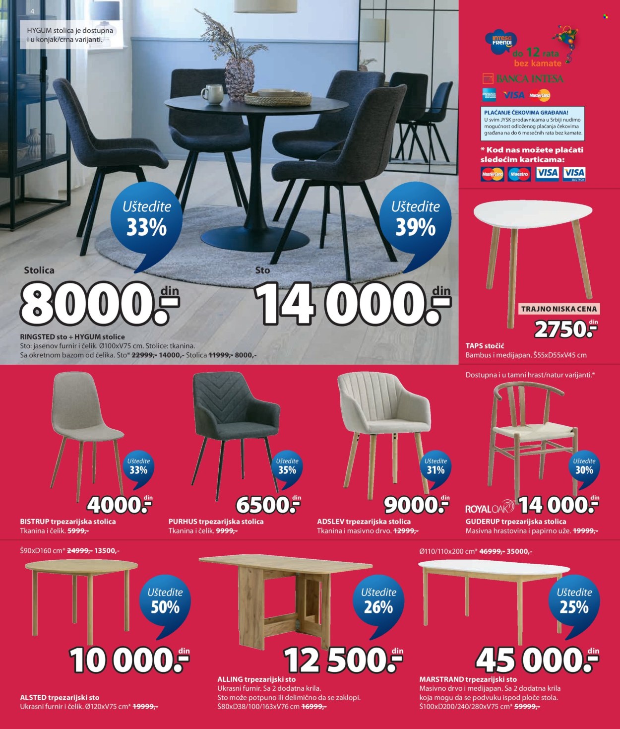 JYSK katalog  - 29.07.2026 - 01.09.2026. Stranica 4