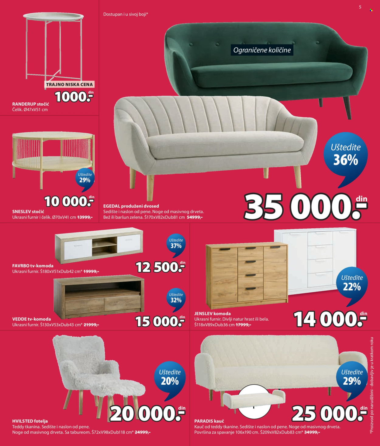JYSK katalog  - 29.07.2026 - 01.09.2026. Stranica 5
