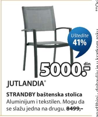 JUTLANDIA STRANDBY BAŠTENSKA STOLICA