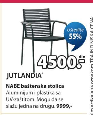 JUTLANDIA NABE BAŠTENSKA STOLICA