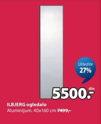 ILBJERG ogledalo