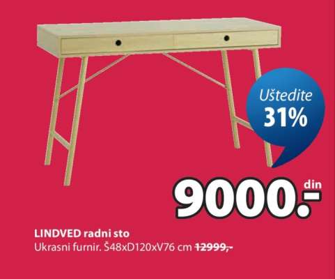 LINDVED RADNI STO