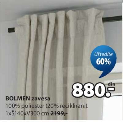 BOLMEN ZAVESA