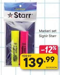 Markeri set Signir Starr