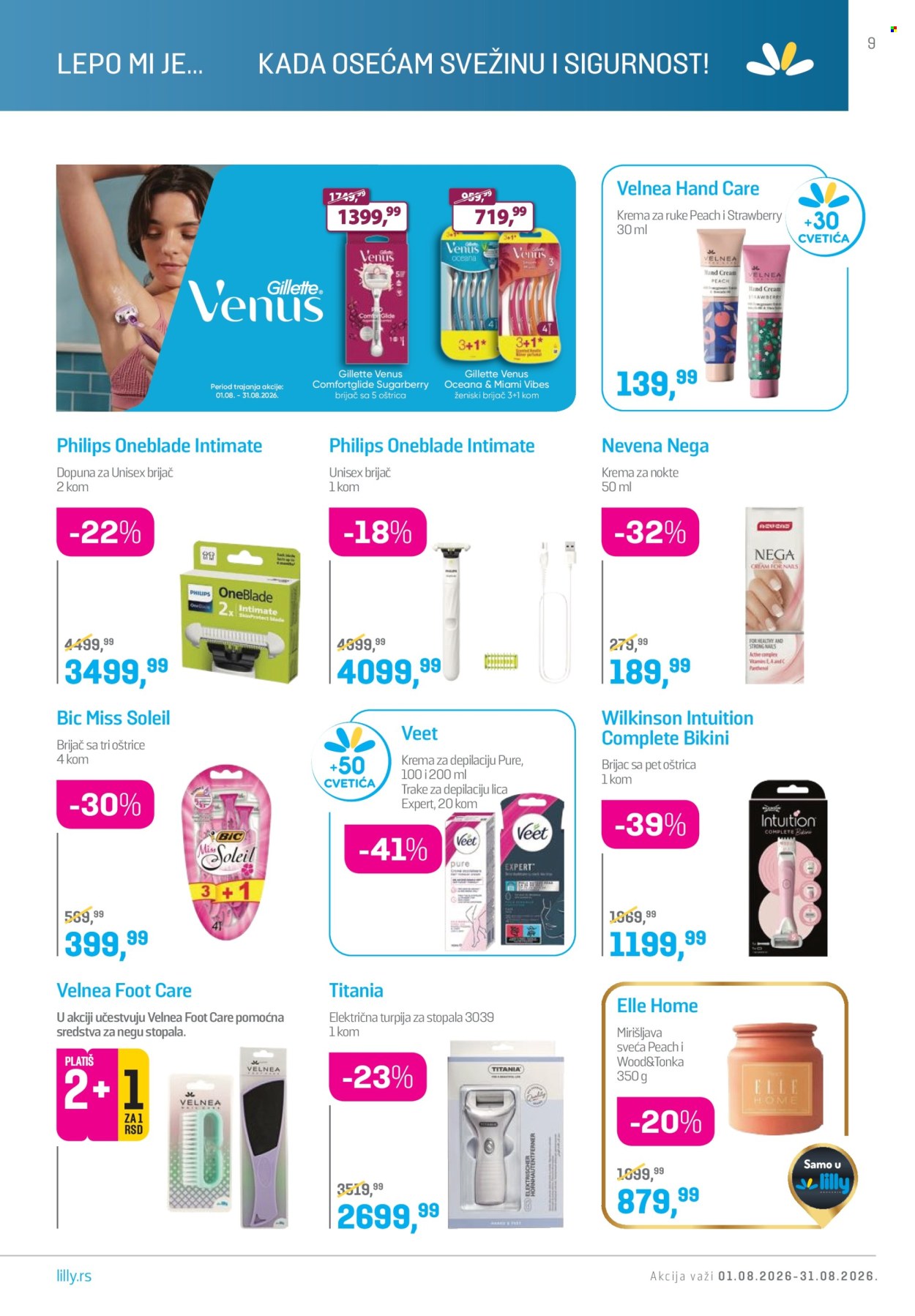 Lilly Drogerie katalog  - 01.08.2026 - 31.08.2026. Stranica 9