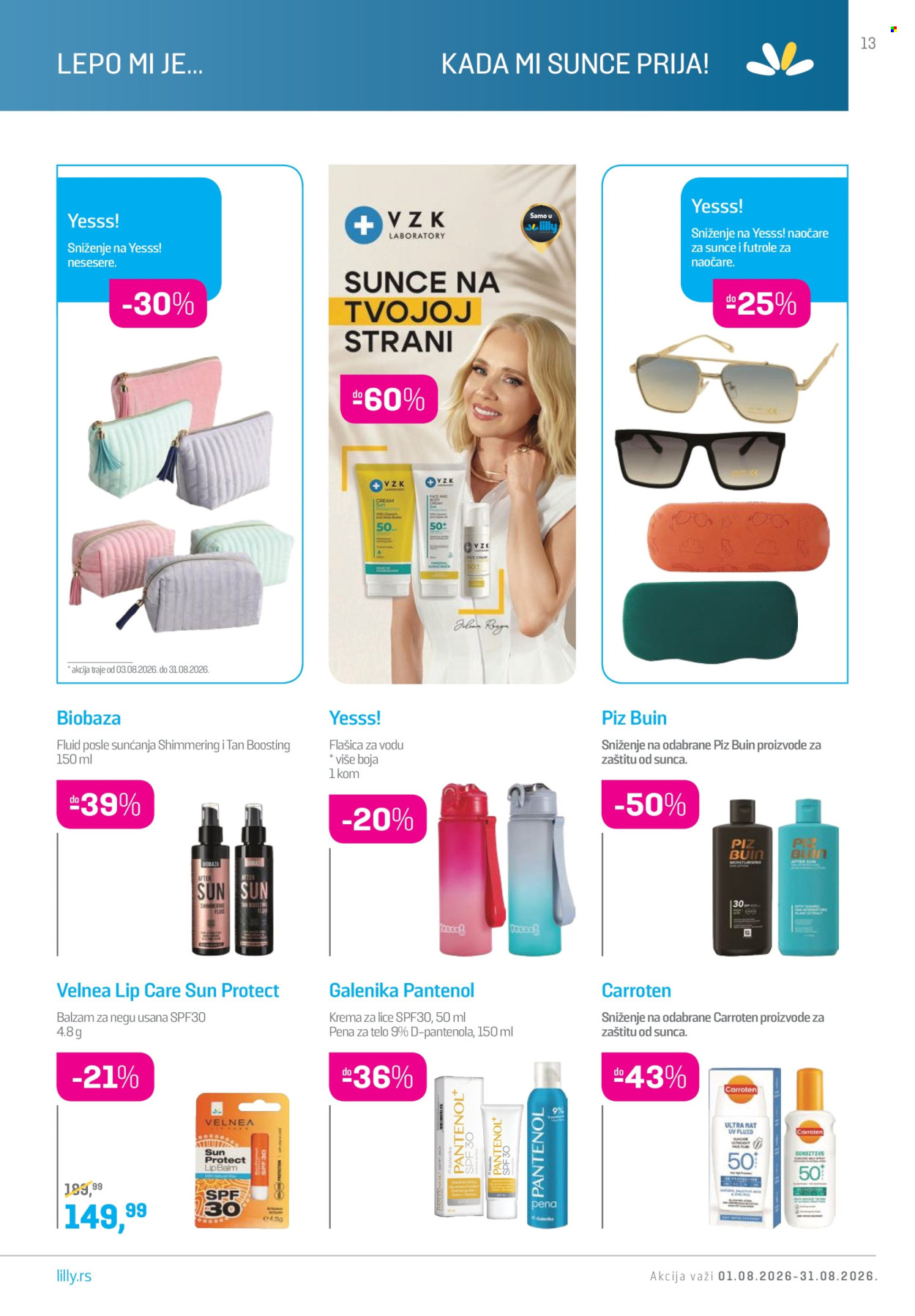 Lilly Drogerie katalog  - 01.08.2026 - 31.08.2026. Stranica 13