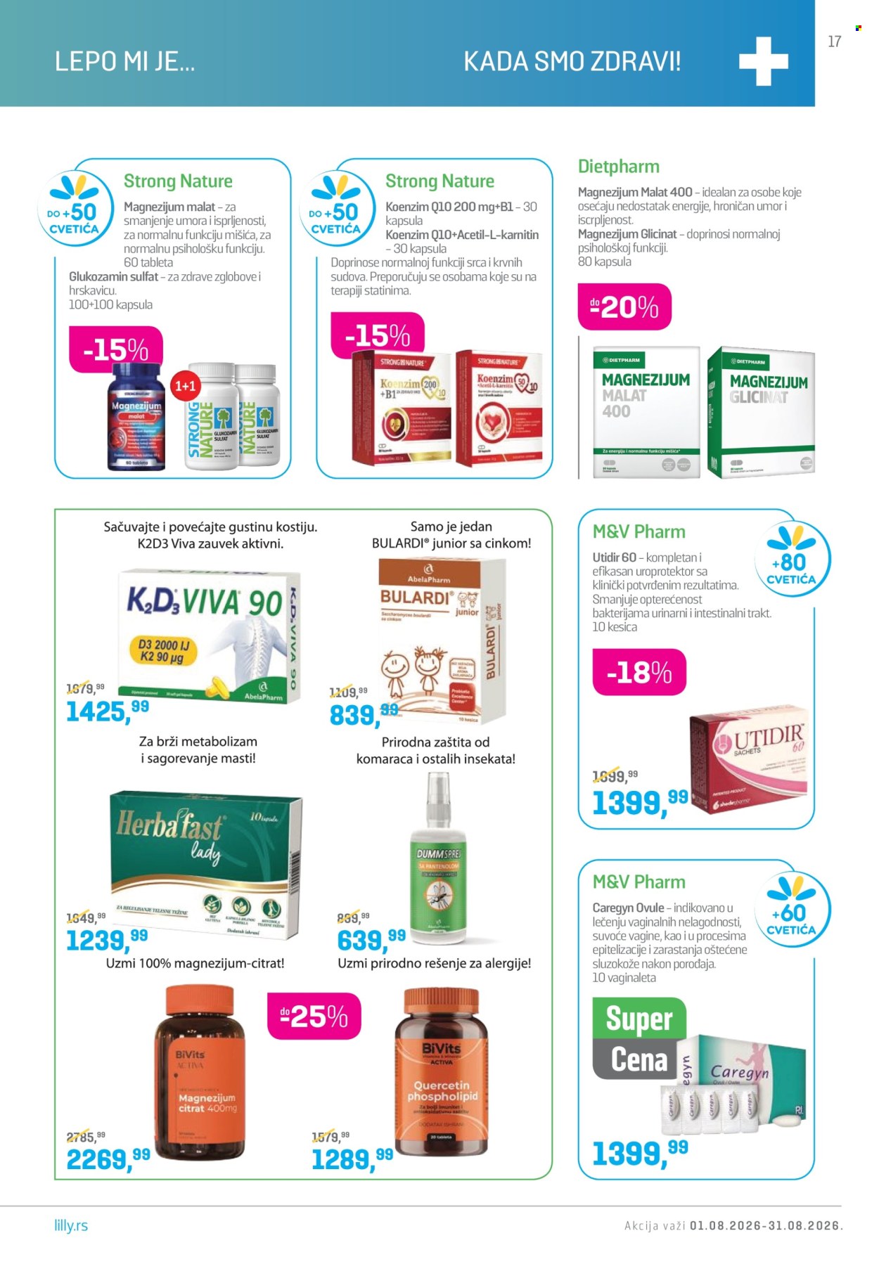 Lilly Drogerie katalog  - 01.08.2026 - 31.08.2026. Stranica 17