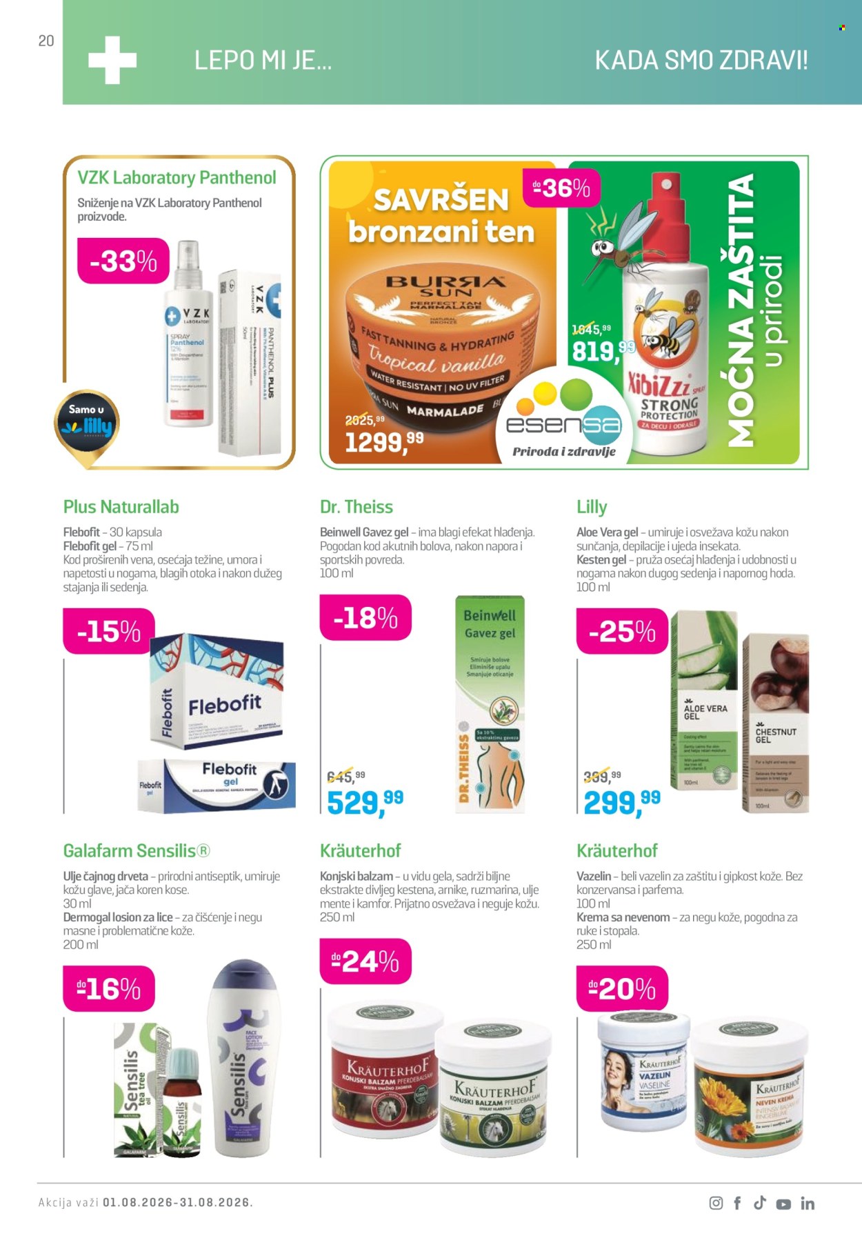 Lilly Drogerie katalog  - 01.08.2026 - 31.08.2026. Stranica 20
