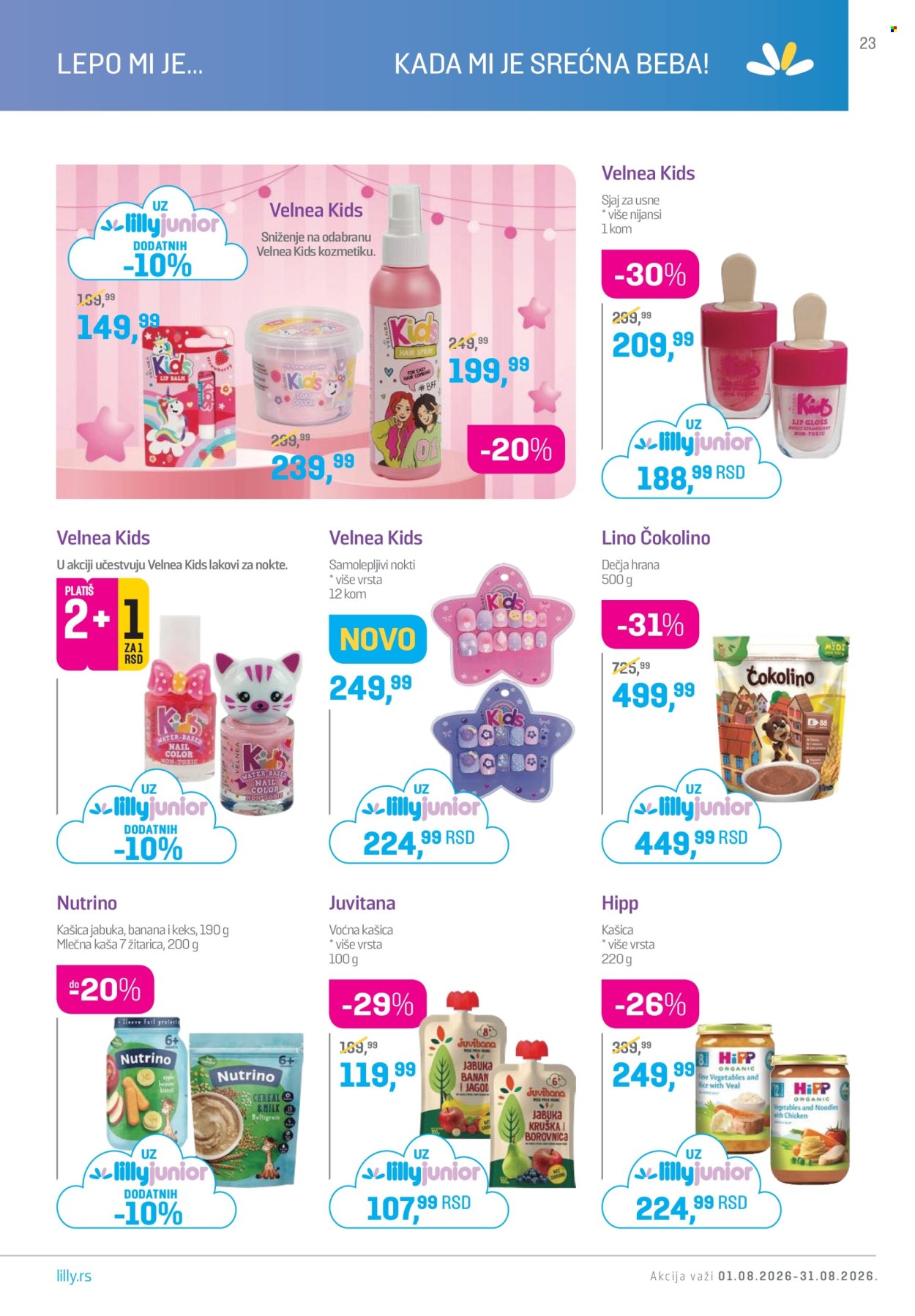 Lilly Drogerie katalog  - 01.08.2026 - 31.08.2026. Stranica 23
