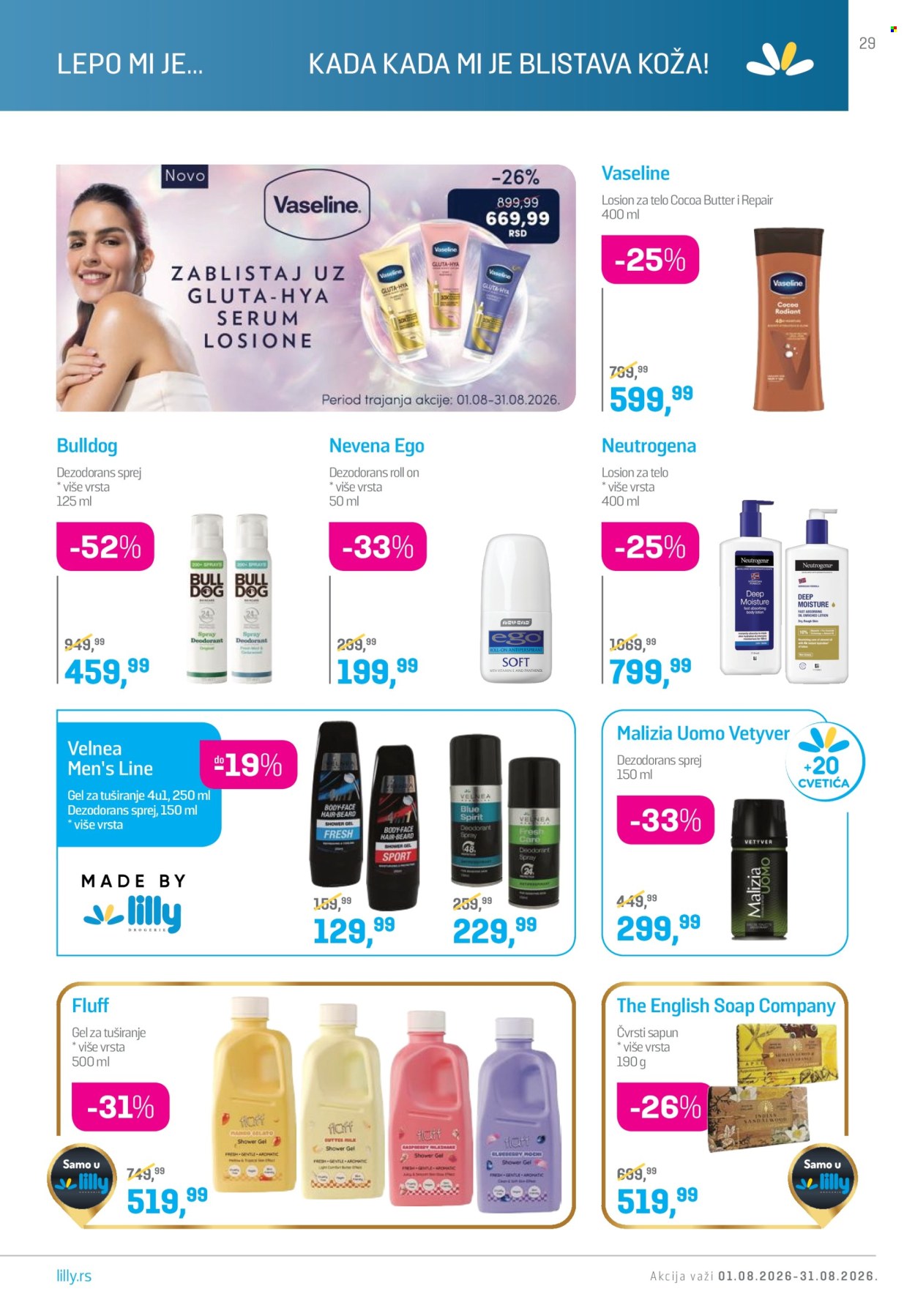 Lilly Drogerie katalog  - 01.08.2026 - 31.08.2026. Stranica 29
