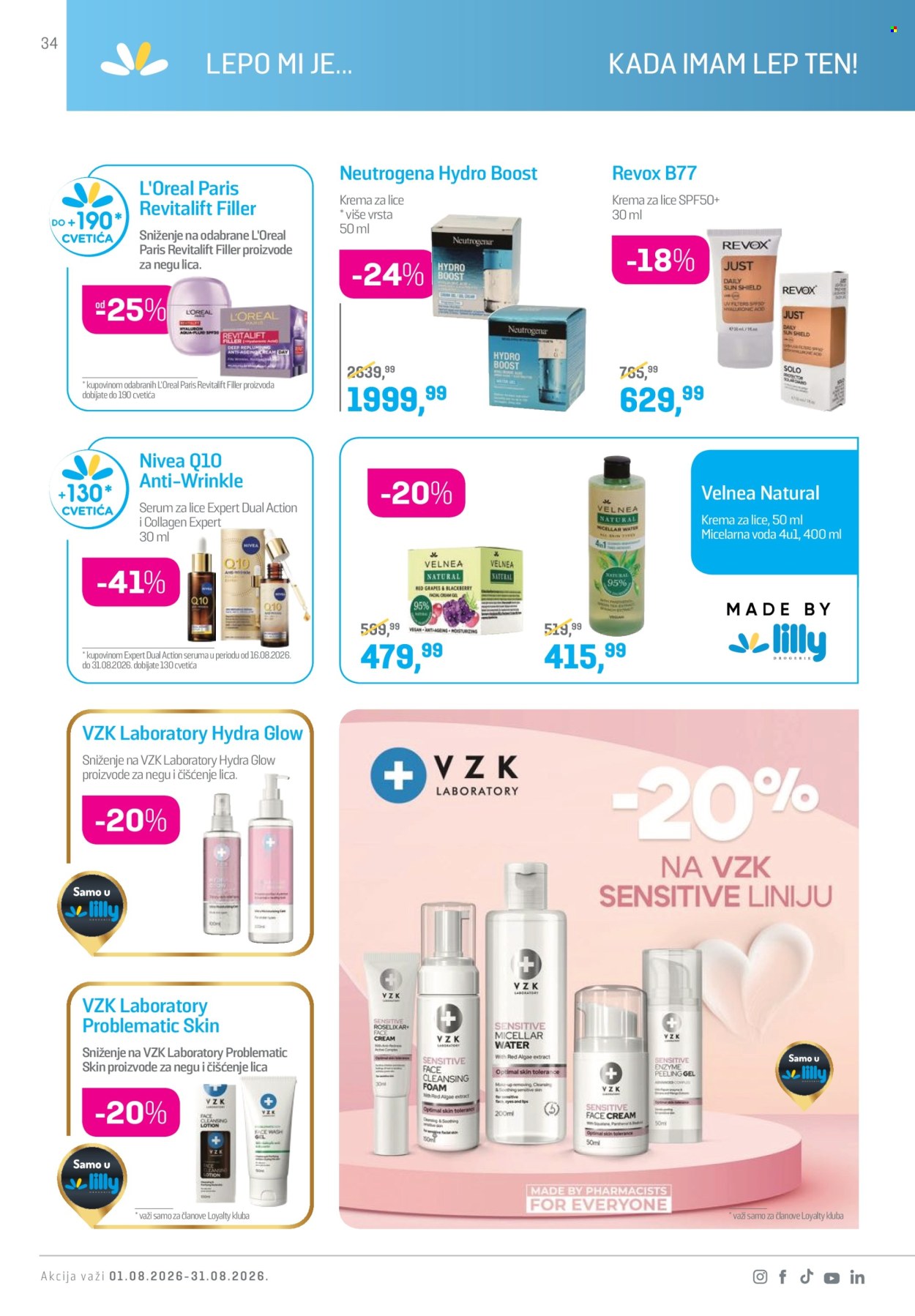 Lilly Drogerie katalog  - 01.08.2026 - 31.08.2026. Stranica 34