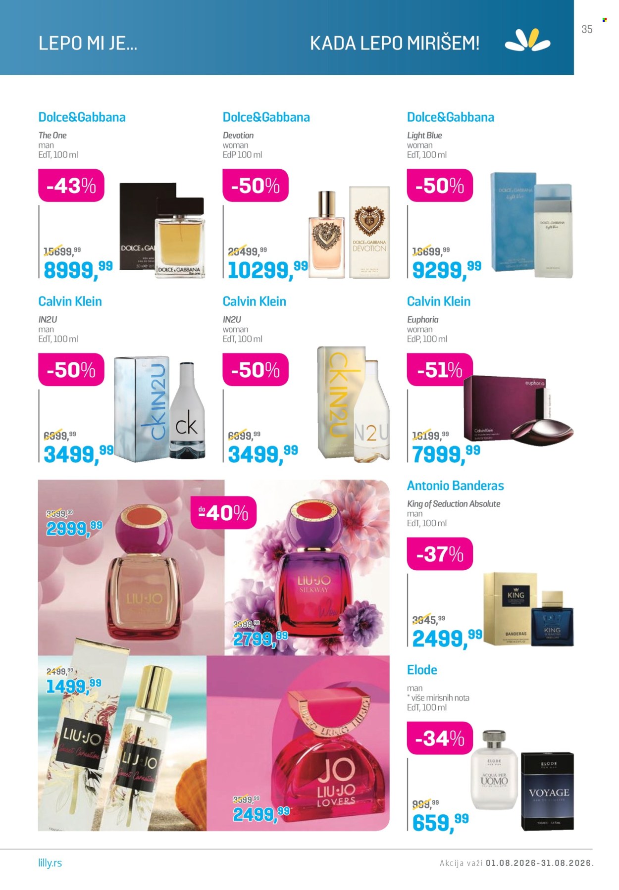 Lilly Drogerie katalog  - 01.08.2026 - 31.08.2026. Stranica 35