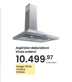 Aspirator dekorativni Vivax srebrni