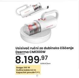 Usisivač ručni za dubinsko čišćenje Deerma CM1300W