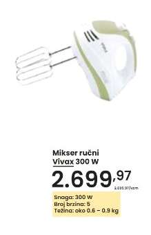 Mikser ručni Vivax 300 W