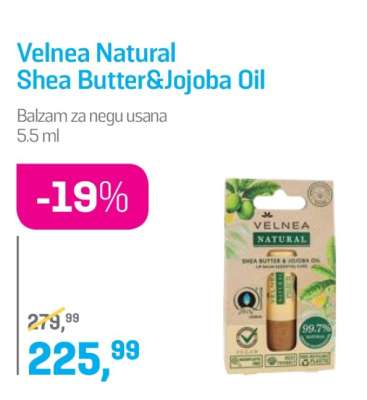 Velnea Natural Shea Butter&Jojoba Oil