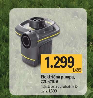 Električna pumpa, 220-240V