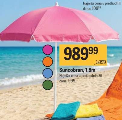 Suncobran 1.8m