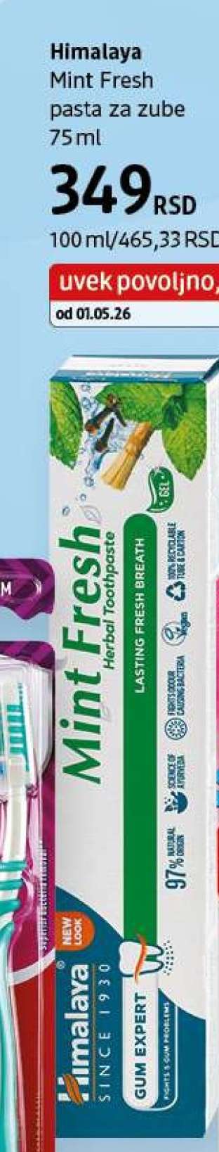 Himalaya Mint Fresh pasta za zube