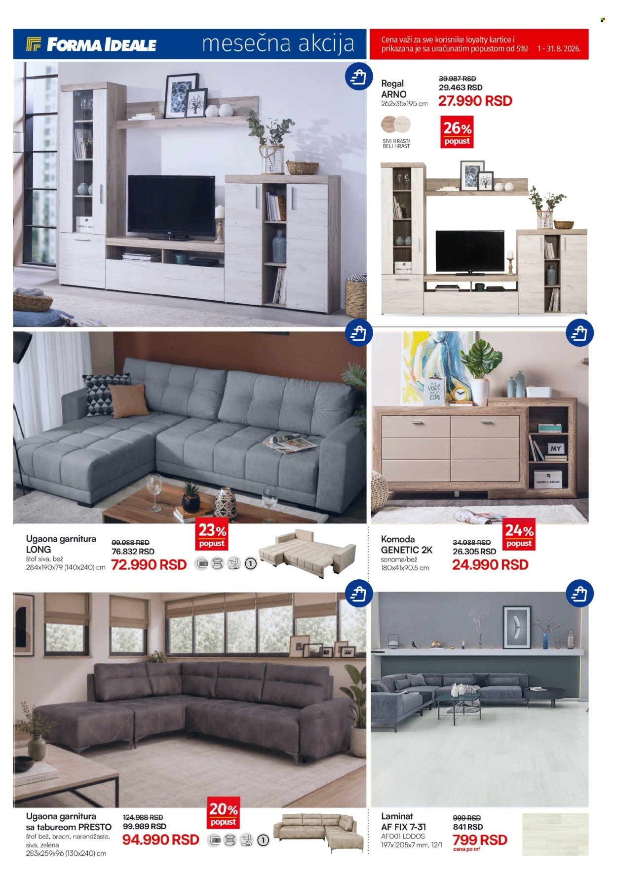 Forma Ideale katalog  - 01.08.2026 - 31.08.2026. Stranica 5