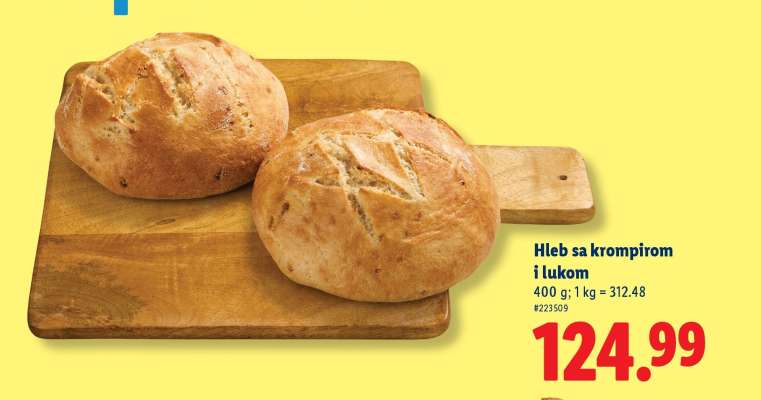 Hleb sa krompirom i lukom