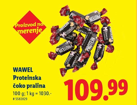 WAWEL Proteinska čoko pralina
