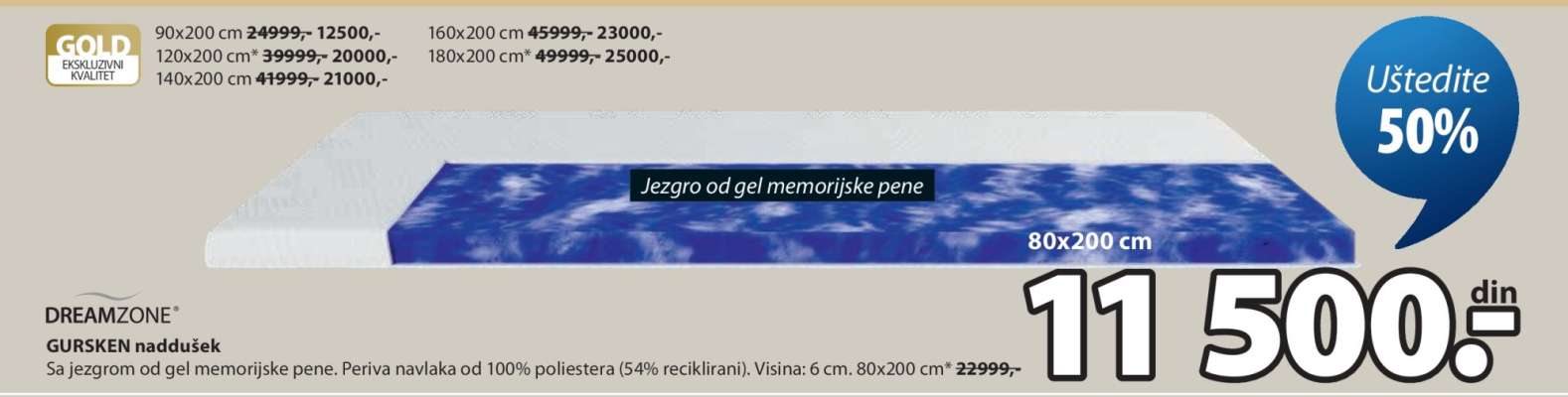DREAMZONE GURSKEN NADDUŠEK
