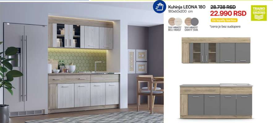 Kuhinja LEONA 180