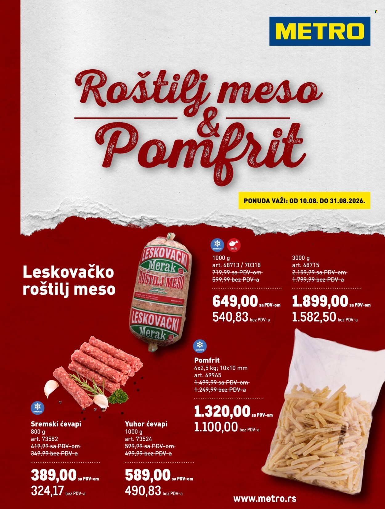 Metro katalog  - 10.08.2026 - 31.08.2026. Stranica 1