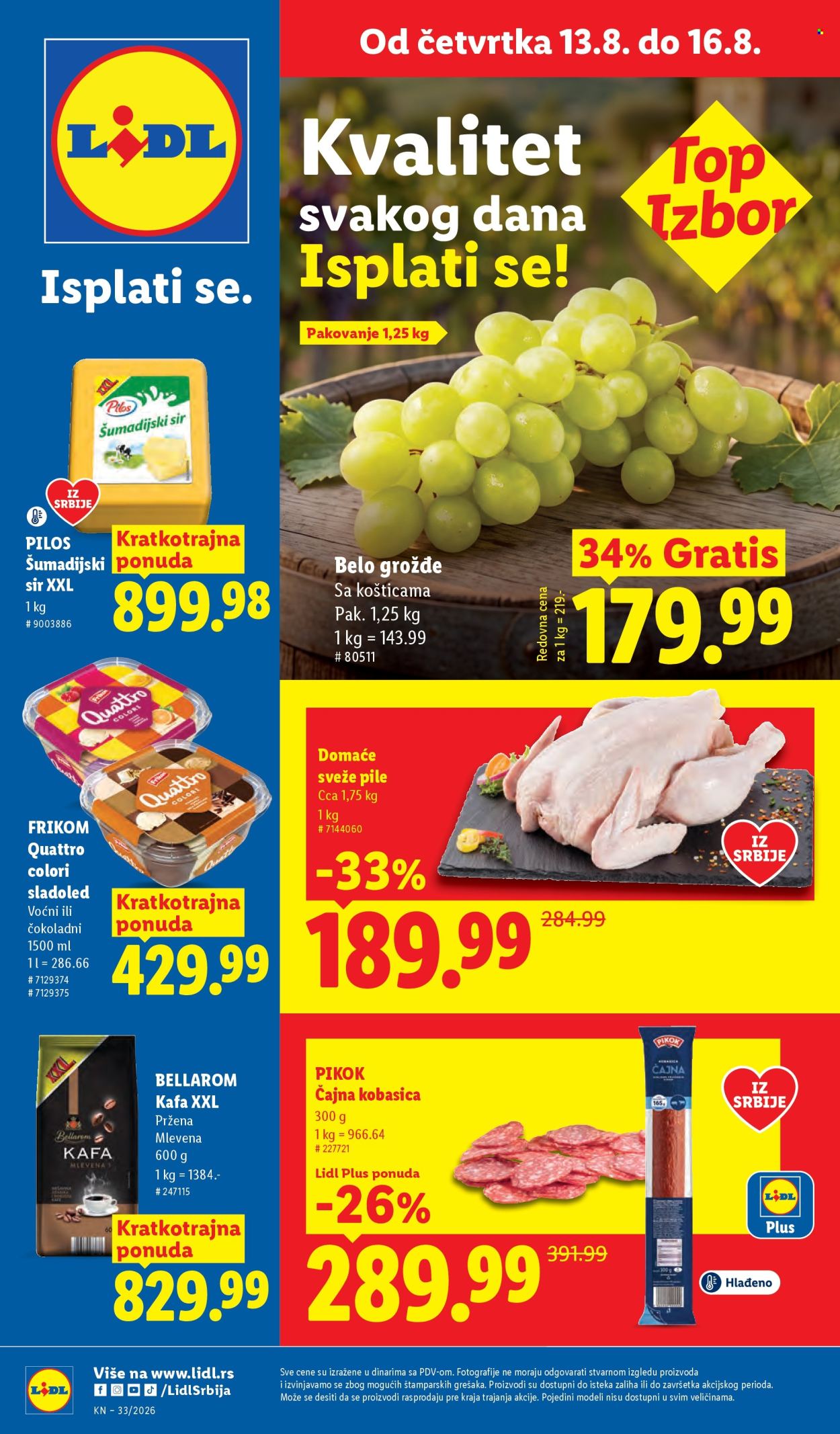 Lidl katalog  - 13.08.2026 - 19.08.2026. Stranica 1