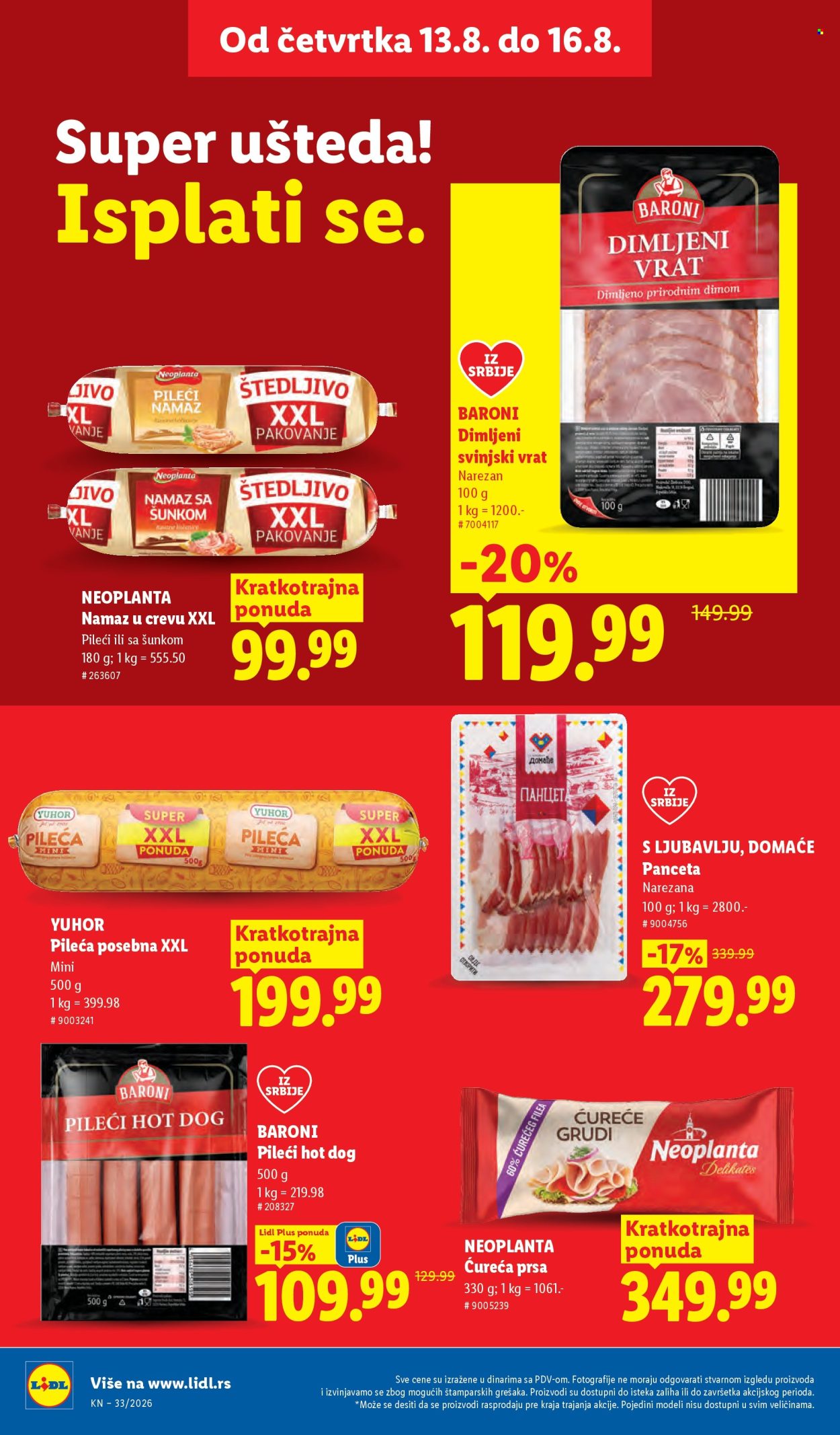 Lidl katalog  - 13.08.2026 - 19.08.2026. Stranica 26