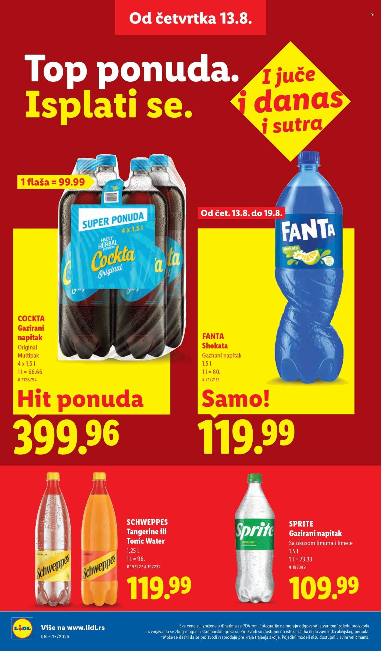 Lidl katalog  - 13.08.2026 - 19.08.2026. Stranica 32