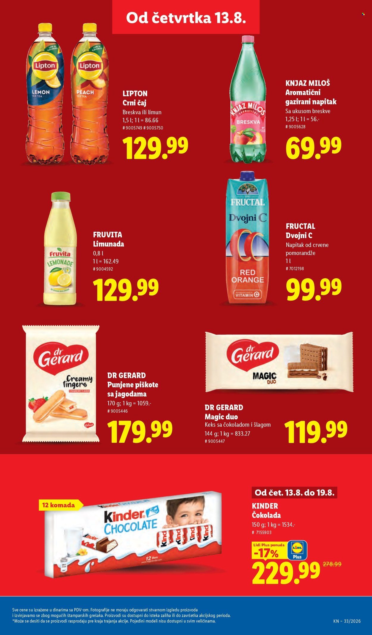 Lidl katalog  - 13.08.2026 - 19.08.2026. Stranica 33