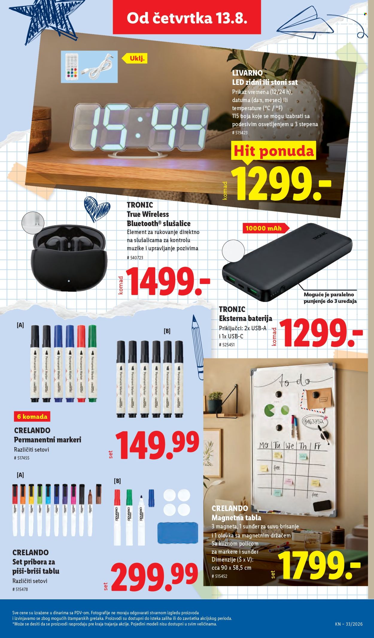 Lidl katalog  - 13.08.2026 - 19.08.2026. Stranica 85