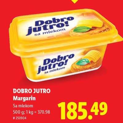 Dobro jutro margarin