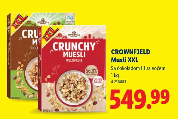 Crownfield Musli XXL